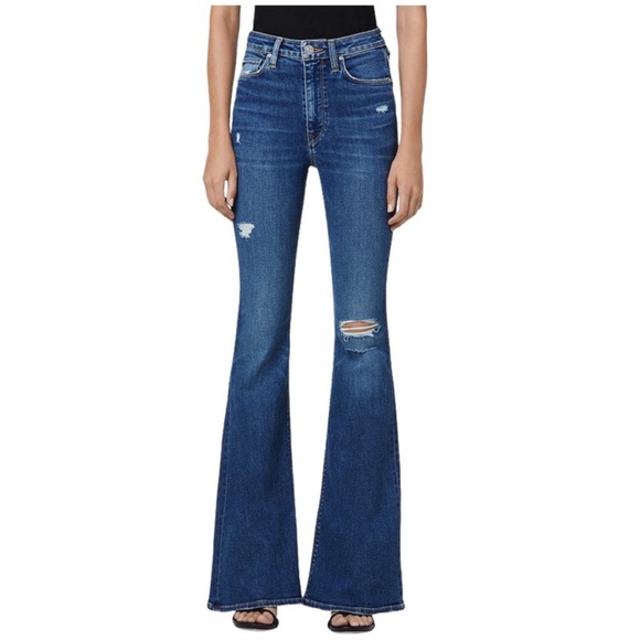 Hudson Holly Flare Jeans Distressed 30 - Picture 1 of 7